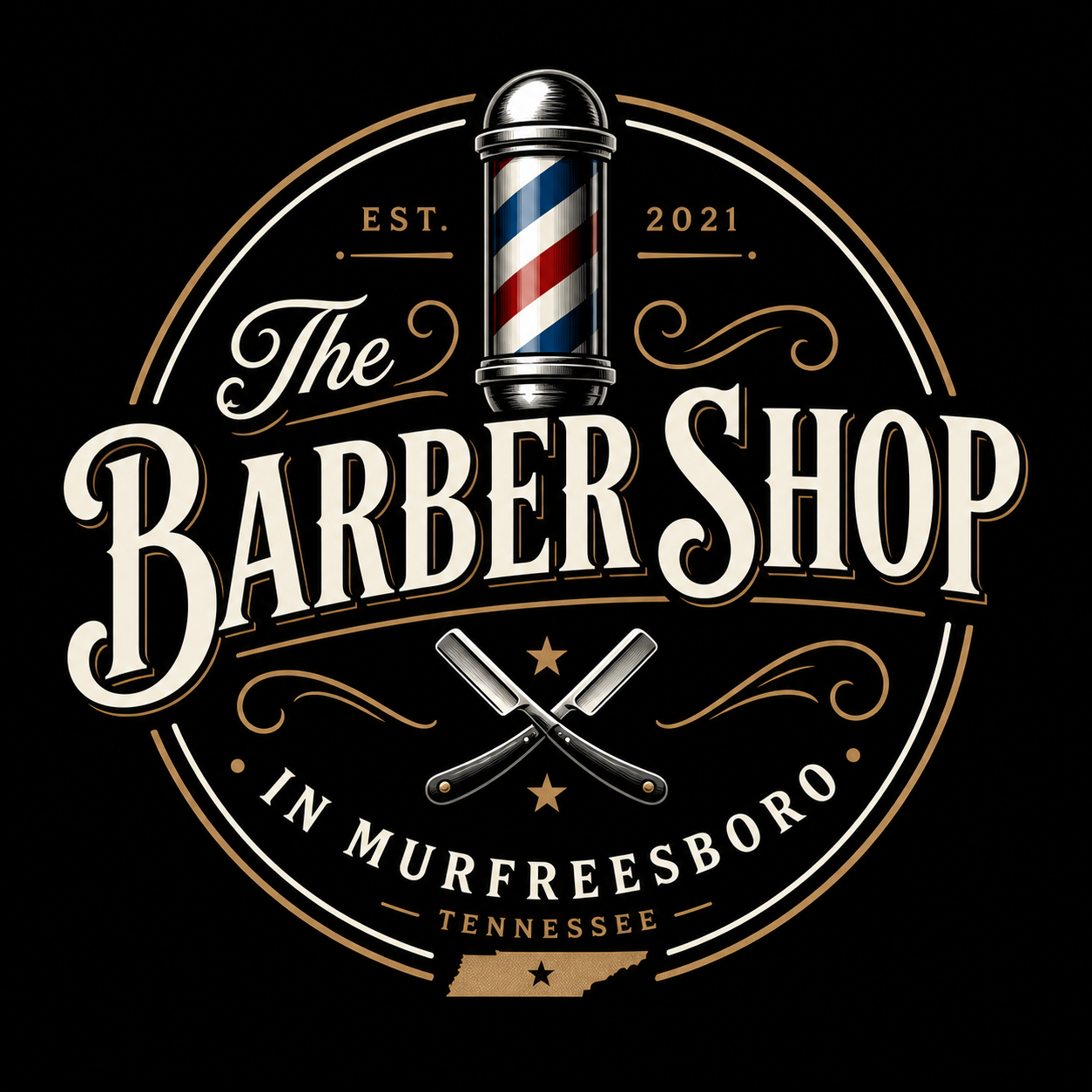 The Barber Shop Murfreesboro Tennessee logo